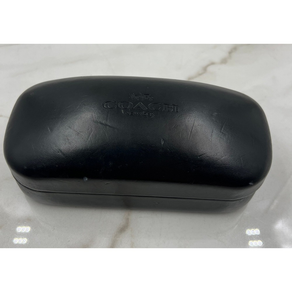 Coach Eyeglasses Case Black Hard Clamshell Sunglasses Protective Box New York